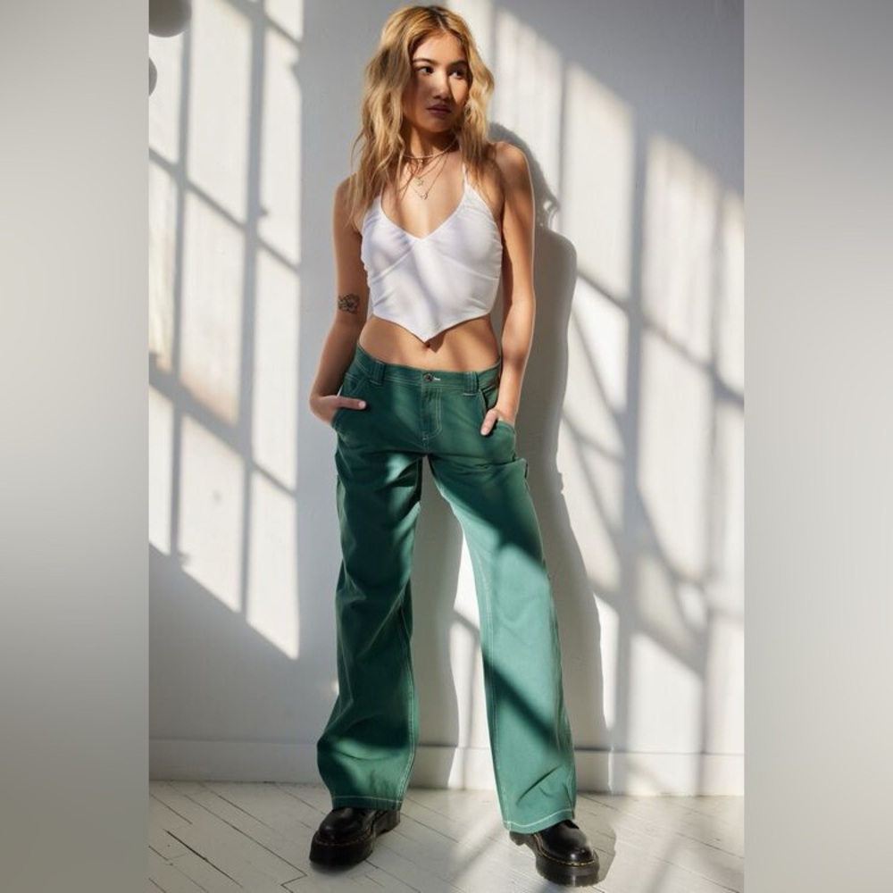 Green Carpenter Pants